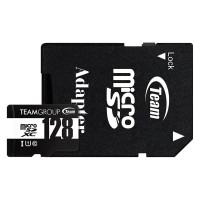 Карта пам`ятi MicroSDHC 128GB UHS-I Class 10 Team Black + SD-adapter (TUSDX128GCL10U03) Карта пам`ятi MicroSDHC 128GB UHS-I Class 10 Team Black + SD-adapter (TUSDX128GCL10U03)