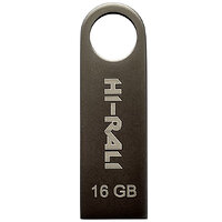 Флеш-накопитель USB 16GB Hi-Rali Shuttle Series Black (HI-16GBSHBK)