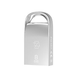 Флеш-накопичувач USB 8GB T&G 107 Metal Series Silver (TG107-8G)