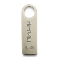 Флеш-накопитель USB 16GB Hi-Rali Shuttle Series Silver (HI-16GBSHSL)