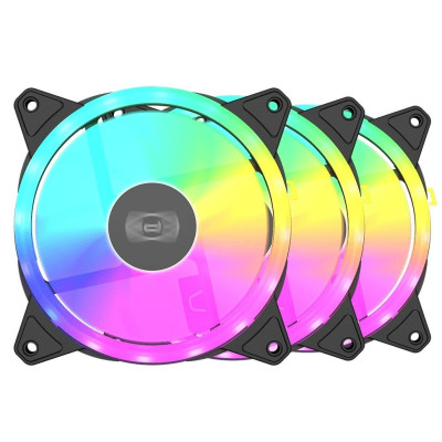 Вентилятор PCCooler F3 T120 ARGB BK 3IN1 Вентилятор PCCooler F3 T120 ARGB BK 3IN1