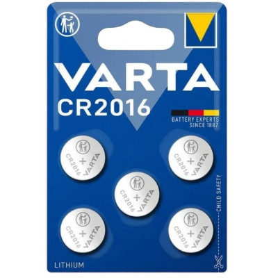 Батарейка Varta CR2016 BL 5 шт. Батарейка Varta CR2016 BL 5 шт.