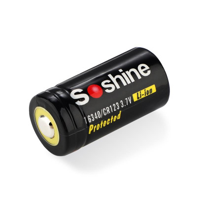Аккумулятор Soshine Protected CR123A/16340 3.7V 700mAh 1шт Аккумулятор Soshine Protected CR123A/16340 3.7V 700mAh 1шт