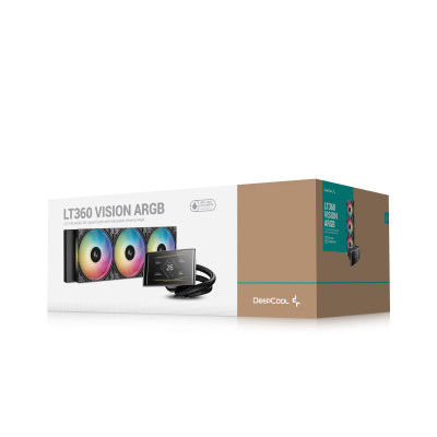Система водяного охолодження DeepCool LT360 Vision ARGB Black (R-LT360VISION-BKAMMC-G-1)