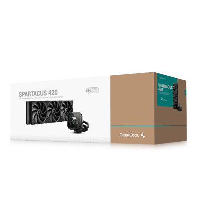 Система водяного охолодження DeepCool Spartacus 420 Black (R-SPT420-BKDSMP-G-1) Система водяного охолодження DeepCool Spartacus 420 Black (R-SPT420-BKDSMP-G-1)