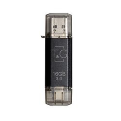 Флеш-накопичувач USB 3.0 16GB Type-C T&G 009 Star Series Black (TG009TC-16GBK3)