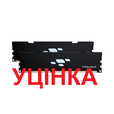 Модуль пам`ятi DDR5 2x16GB/6000 Prologix Black (PRO32GB6000B5K)