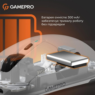 Беспроводная мышь GamePro Genesis Airmaster White (GM167W) Беспроводная мышь GamePro Genesis Airmaster White (GM167W)