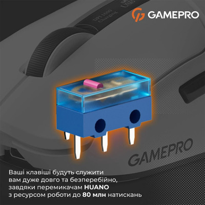 Беспроводная мышь GamePro Genesis Airmaster White (GM167W) Беспроводная мышь GamePro Genesis Airmaster White (GM167W)