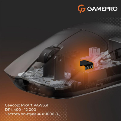 Беспроводная мышь GamePro Genesis Wizard Black (GM160B) Беспроводная мышь GamePro Genesis Wizard Black (GM160B)