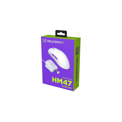Беспроводная мышь Hator Hellyberry HM47 Wireless White/Violet (HM47_white_violet)