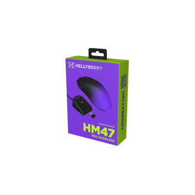 Беспроводная мышь Hator Hellyberry HM47 Pro Wireless Black/Violet Gradient (HM47PRO_black_violet)