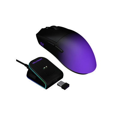 Беспроводная мышь Hator Hellyberry HM47 Pro Wireless Black/Violet Gradient (HM47PRO_black_violet)