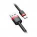 Кабель Baseus Cafule Series USB-USB-C, 1м Red/Black (CATKLF-B91) Кабель Baseus Cafule Series USB-USB-C, 1м Red/Black (CATKLF-B91)