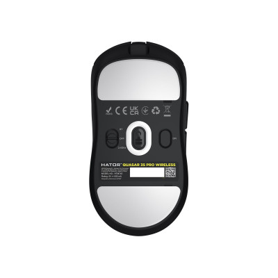 Миша бездротова Hator Quasar 3S Pro Wireless Black (HTM745) Миша бездротова Hator Quasar 3S Pro Wireless Black (HTM745)