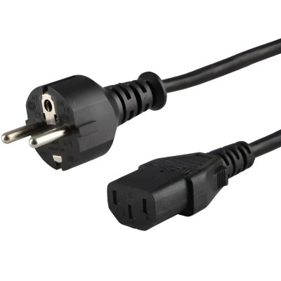 Кабель живлення Dell CEE 7/7-IEC C13, 3*0.75 мм, 1.8м Black (078390)
