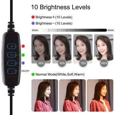 Комплект блогера Puluz PKT3028 4в1 (кольцевое свето, штативное крепление, держатель для телефона, микрофон) Комплект блогера Puluz PKT3028 4в1 (кольцевое свето, штативное крепление, держатель для телефона, микрофон)