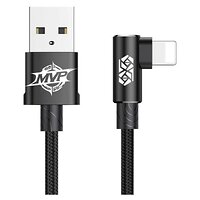 Кабель Baseus MVP USB - Lightning (M/M), 1.5A, 2 м Black (CALMVP-A01)