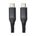 Кабель San Guan USB Type-C - USB Type-C (M/M) PD 60W, 3 м, Black (CA914104)