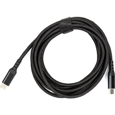 Кабель San Guan USB Type-C - USB Type-C (M/M) PD 60W, 3 м, Black (CA914104) Кабель San Guan USB Type-C - USB Type-C (M/M) PD 60W, 3 м, Black (CA914104)