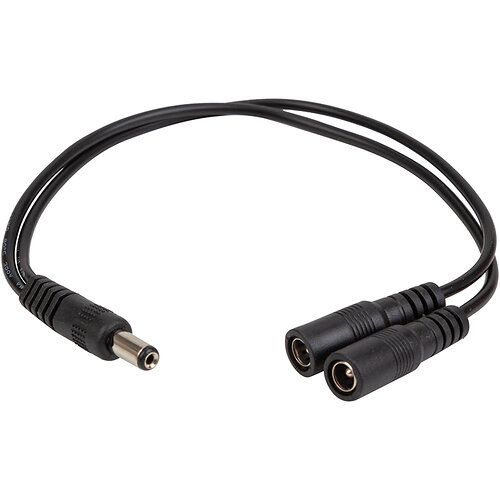 Адаптер PowerPlant DC - 2xDC (M/M), 5.5x2.1мм, Black (CA914890)