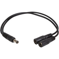 Адаптер PowerPlant DC - 2xDC (M/M), 5.5x2.1мм, Black (CA914890)