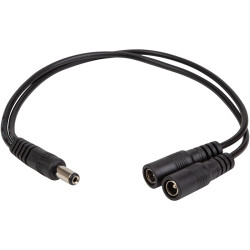 Адаптер PowerPlant DC - 2xDC (M/M), 5.5x2.1мм, Black (CA914890)