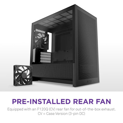 Корпус NZXT H3 Flow Black без БЖ (CC-H31FB-01) Корпус NZXT H3 Flow Black без БЖ (CC-H31FB-01)