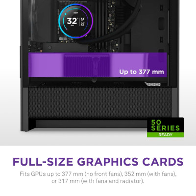 Корпус NZXT H3 Flow Black без БЖ (CC-H31FB-01) Корпус NZXT H3 Flow Black без БЖ (CC-H31FB-01)