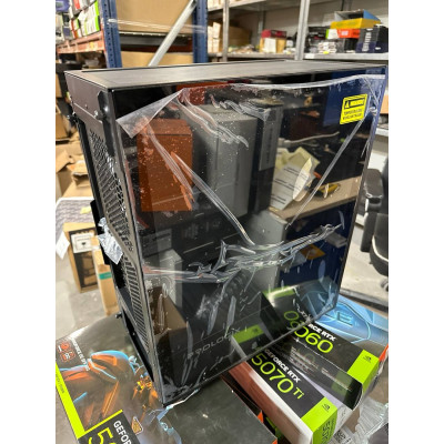 Корпус Prologix E122 Tempered Glass&Mesh Black Корпус Prologix E122 Tempered Glass&Mesh Black