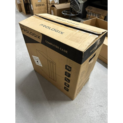 Корпус Prologix E122 Tempered Glass&Mesh Black Корпус Prologix E122 Tempered Glass&Mesh Black