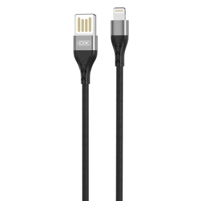 Кабель XO NB188 USB - Lightning, (M/M), 2.4A 1 м Gray (6920680879694)