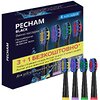 Насадки для массажа десен к электрической зубной щетке Pecham Travel Black (4820301550037)