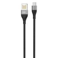 Кабель XO NB188 USB - micro-USB, (M/M), 2.4A 1 м Gray (6920680879717)