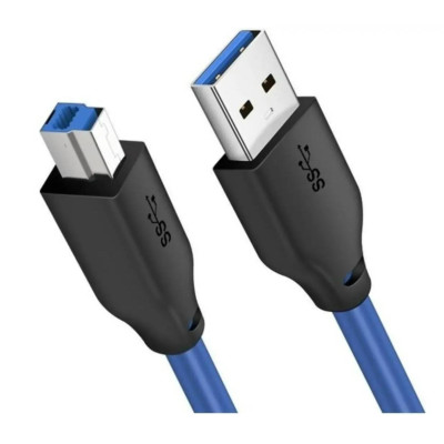 Кабель для принтера Cabletime USB - USB Type-B (M/M), 2 м, Black (CA12L)