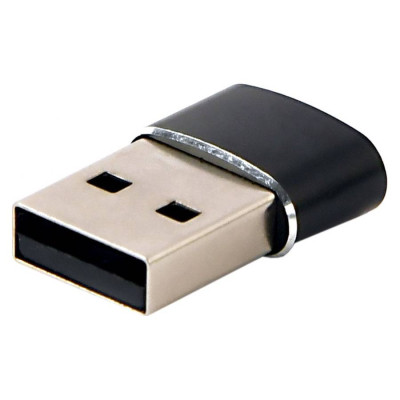 Адаптер Cablexpert USB Type-C - USB (F/M), Black (A-USB2-AMCF-02)
