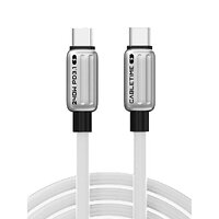 Кабель Cabletime USB Type-C - USB Type-C (M/M) PD 240W, 1 м, White (CU07H)