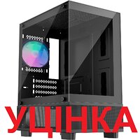 Корпус 1stPlayer Mi2-A-BK-2F7R-1F7 Black без БЖ