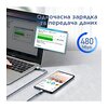 Кабель Remax Jany Series USB - micro USB, 1m Silver (RC-124m)
