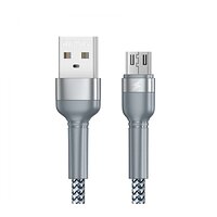 Кабель Remax Jany Series USB - micro USB, 1m Silver (RC-124m)