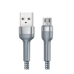 Кабель Remax Jany Series USB - micro USB, 1m Silver (RC-124m)