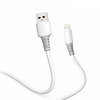 Кабель ColorWay USB - Lightning (M/M), liquid silicone, 3А, 1 м, White (CW-CBUL093-WT)
