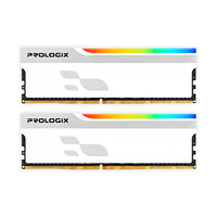 Модуль памяти DDR4 2x16GB/3200 Prologix Onyx White RGB (PRO32GB3200YWR4K)