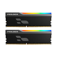 Модуль памяти DDR4 2x16GB/3600 Prologix Onyx Black RGB (PRO32GB3600YBR4K)