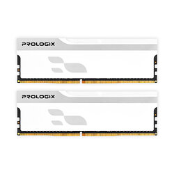Модуль памяти DDR5 2x16GB/6000 Prologix Onyx White (PRO32GB6000YW5K)