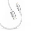 Кабель ColorWay USB - Lightning (M/M), цинковый сплав, 3А, 1 м, Белый (CW-CBUL098-WT)