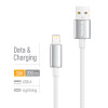 Кабель ColorWay USB - Lightning (M/M), цинковый сплав, 3А, 2 м, Белый (CW-CBUL099-WT)