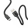 Кабель ColorWay USB - USB Type-C (M/M), TPE embossed, 3А, 1 м, Black (CW-CBUC101-BK)