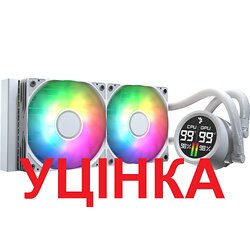 Система водяного охлаждения AeroCool Abyss L240R Digi White (ACLA-AD24117.21)
