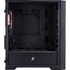 Корпус 1stPlayer T4-G-BK-4FS7 Black